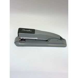 1950s VTG Swingline 27 Gray Metal Stapler USA Art Deco Mid Century Desk Office